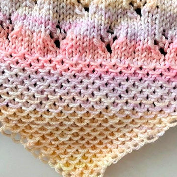 LULLABY in DK baby blanket