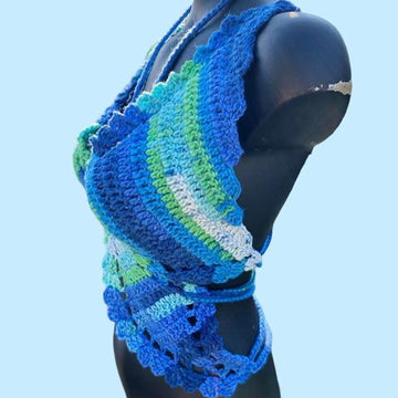 Butterfly Crochet Top