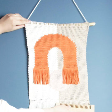 The Moon Gate Crochet Wall Hanging