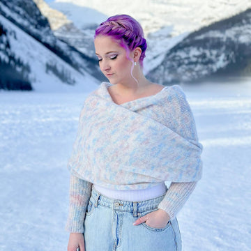 Cloudscape Sweater Scarf (knit)