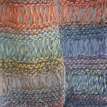 Two Circle Scarves, Simple Lace