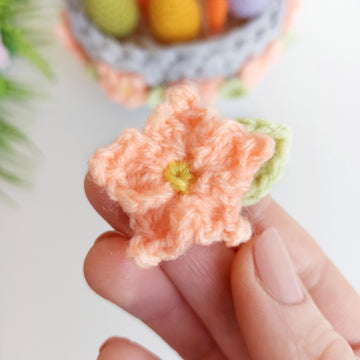 Crochet basket pattern, Easter basket easy crochet pattern
