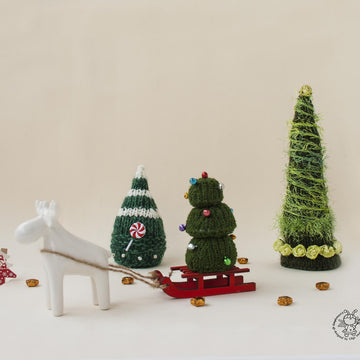3 Pine Christmas Trees