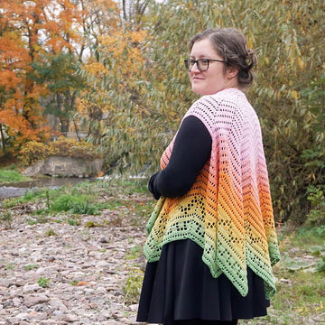Sweet papaya vest or shawl