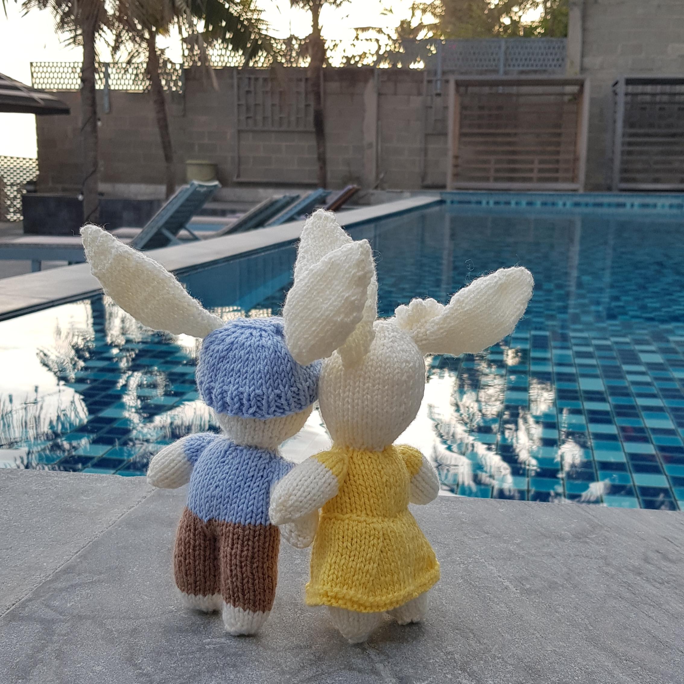 Knitted Bunny Rabbits
