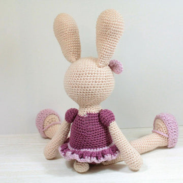 Crochet Amigurumi Rabbit Ballerina pattern