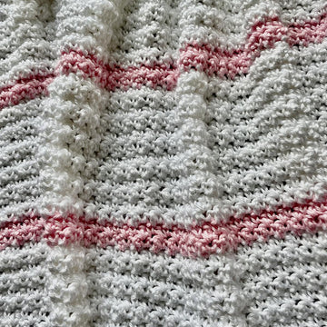 Baby Girl Stripes Baby Blanket