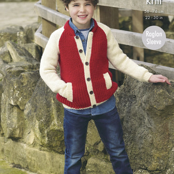 Jacket & Hoodie in King Cole Majestic DK - 4924 - Downloadable PDF