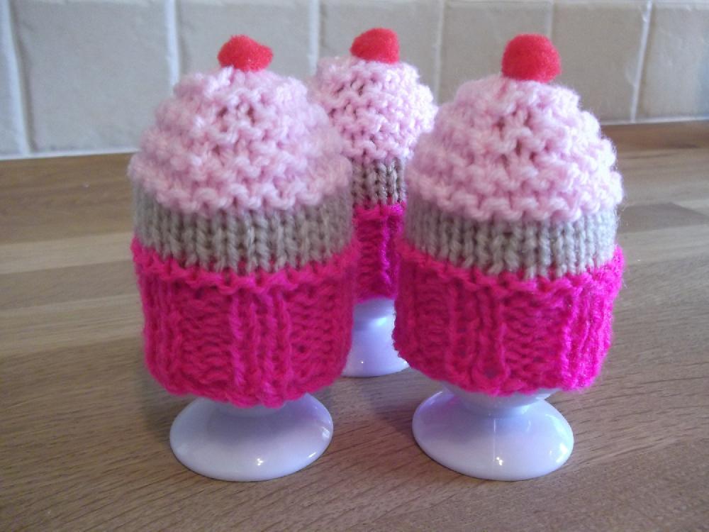 Egg Cosy - Cupcake style.