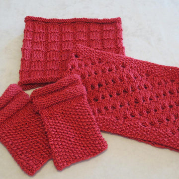 Strickanleitung 2er Loop und Pulswärmer / Stulpen