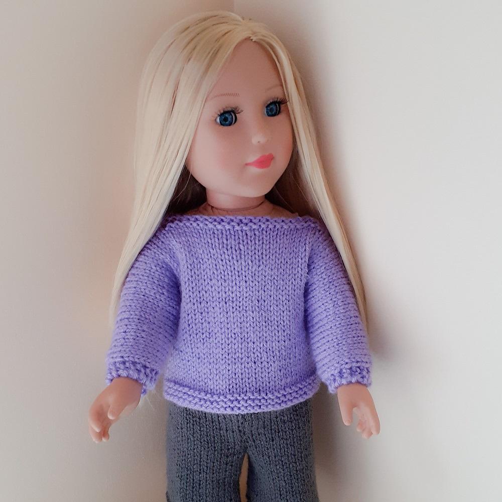 Wisteria Cardigan for Doll