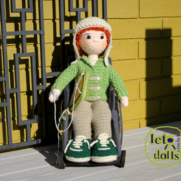Crochet doll pattern, Amigurumi doll pattern, Medium doll, 18"/46cm, Jesse