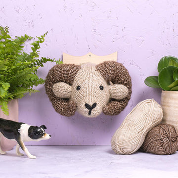 Faux Ram Trophy Head