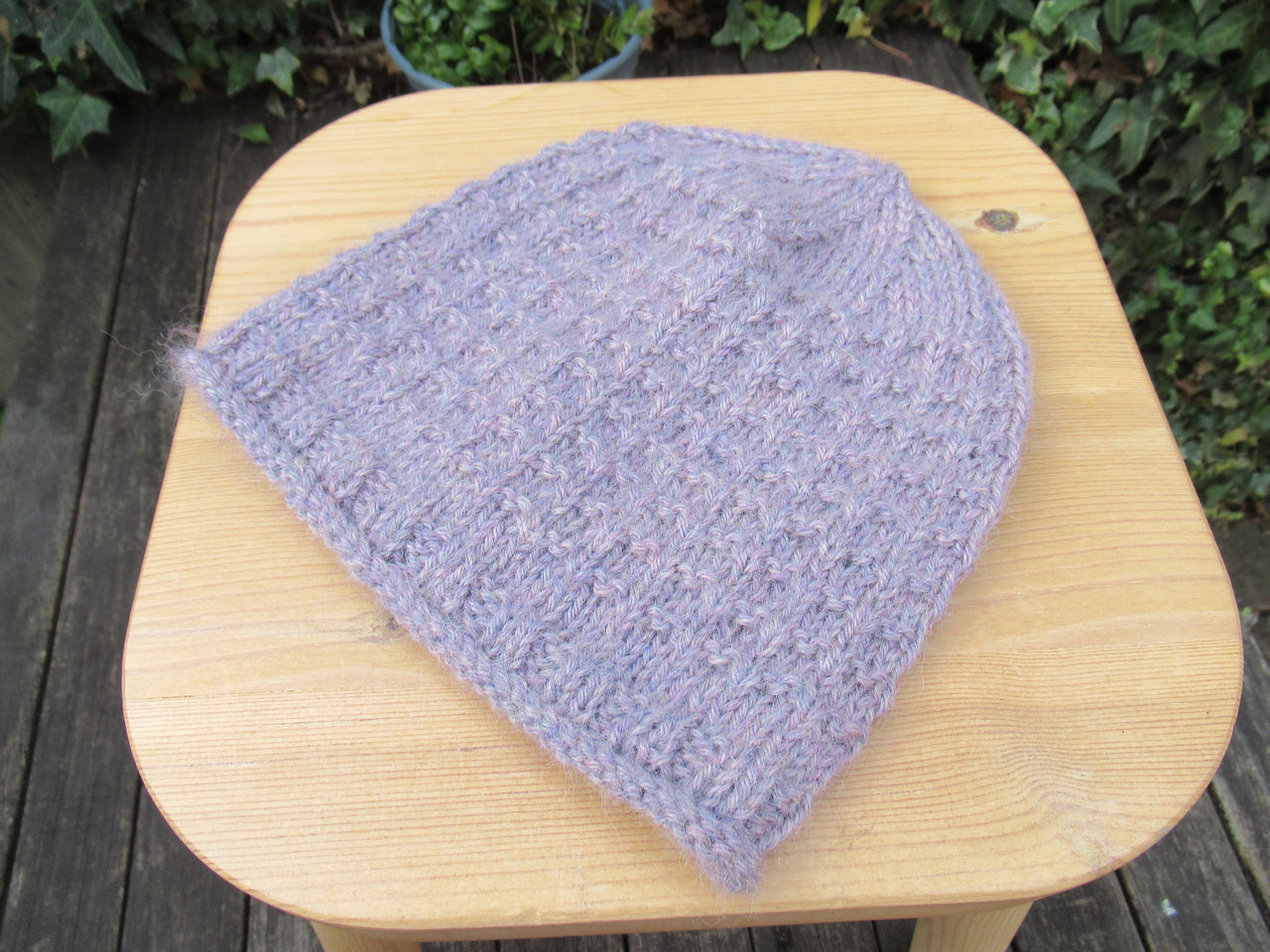 Toddler's Beanie or Bobble Hat in Alpaca