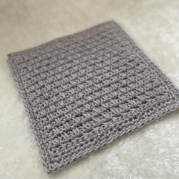 Fig Double Linen Stitch Washcloth