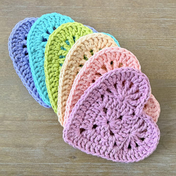 Granny Heart Coaster & Motif