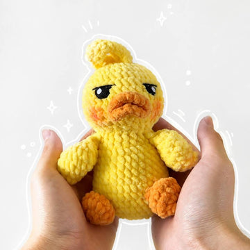 Moody Duckling Amigurumi, Crochet Pattern