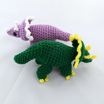 Miniature Triceratops Amigurumi/Plush Toy