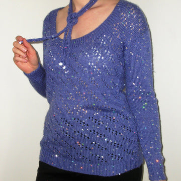 Party Glamour Lacy, Sparkly Sweater