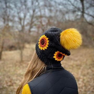 Winter Flower Beanie