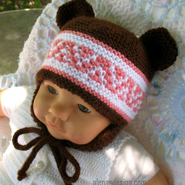 Beanie & Ear Flap Hats with Bear Ears