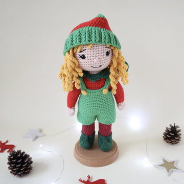 Fern the Christmas Elf Doll