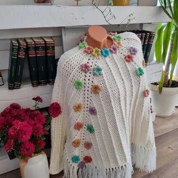 Crochet elegant poncho