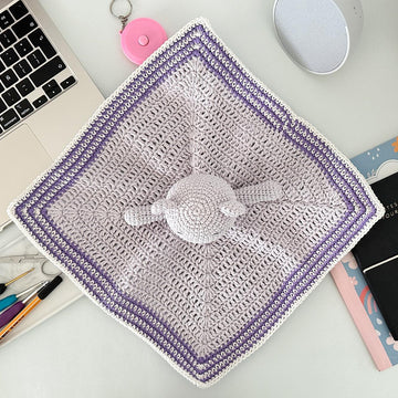 Bear lovey blanket crochet pattern