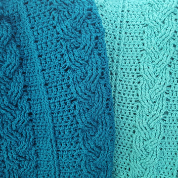 Crochet Cable Blanket
