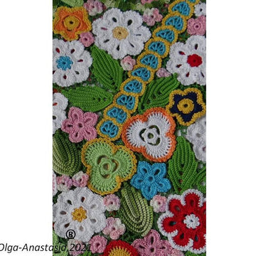 Irish crochet lace dress for girls