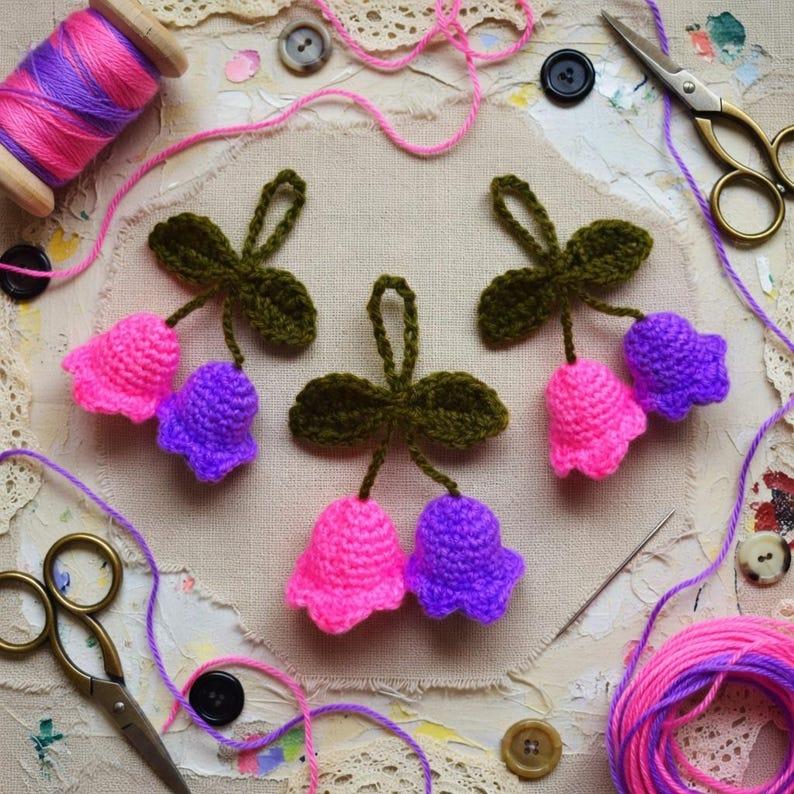 Crochet Lily of the Valley Bag Handle Pattern