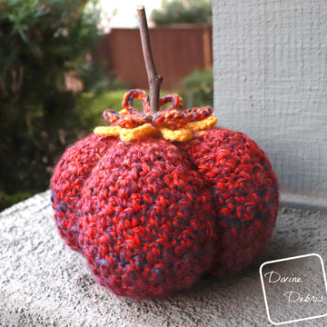 Crinkle Pumpkin Amigurumi