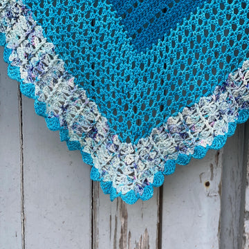 Penny Lane Blue Sky Shawl