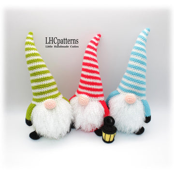 Gnome with Lantern Crochet Pattern