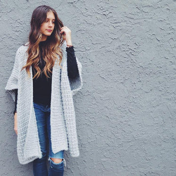 Cloaked in Clouds Poncho