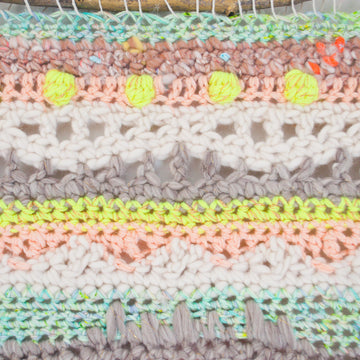 Neon Waves Remix Wall Hanging