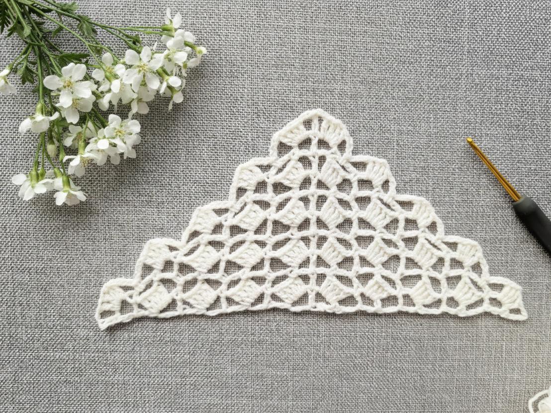 Crochet Bandana/Shawl Pattern/Chart #24