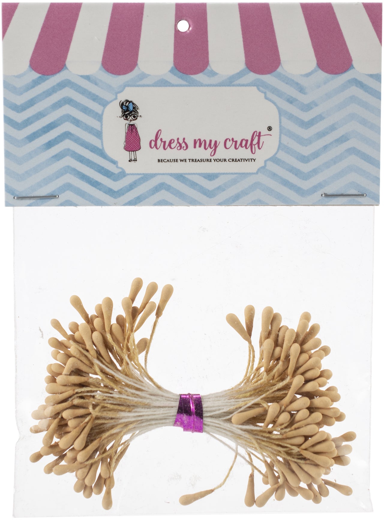 Dress My Craft Pastel Thread Pollen - Light Mustard
