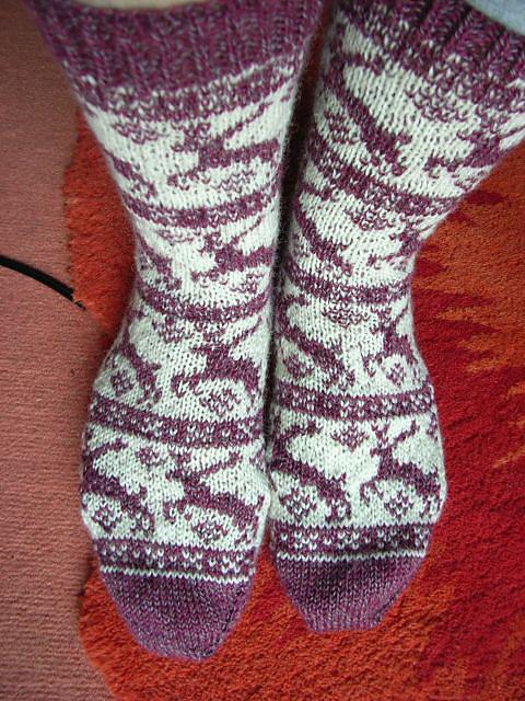 Reindeer socks