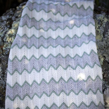 Zig Zag Stripe Baby Blanket - Baby Cakes