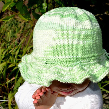 Cotton Sun Hat ( Baby to Woman Size )