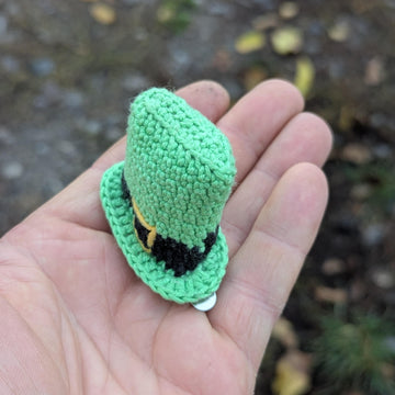 Mini Leprechaun Halloween Hat Hair Clip English-US