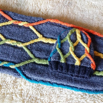 Rainbow Cable Cocoon and Hat