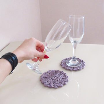 Small heart doily