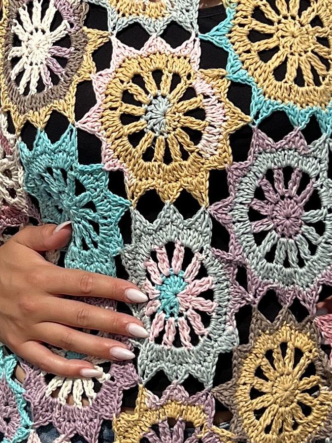 Fortune Flower Poncho