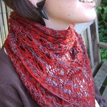 River of Blood Shawl