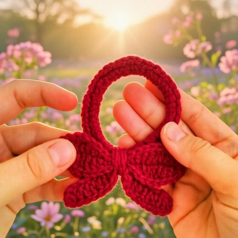 Crochet Bow Scrunchie PDF & Video Tutorial