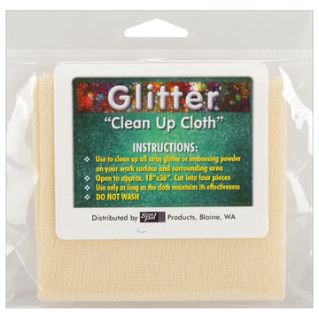 Scor-Pal Glitter Clean Up Cloth - 18"X36"