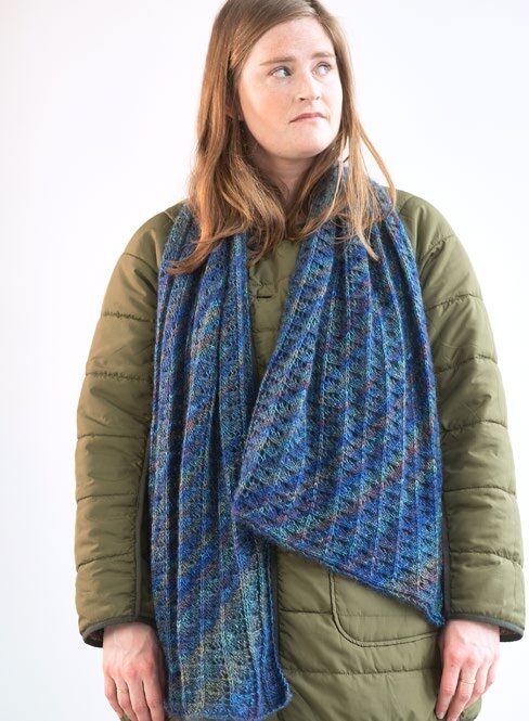 Rochelle Shawl in Berroco Tiramisu - Downloadable PDF