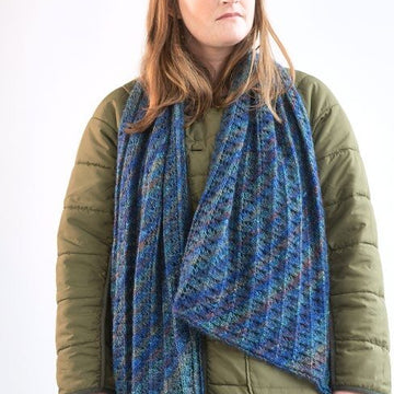 Rochelle Shawl in Berroco Tiramisu - Downloadable PDF